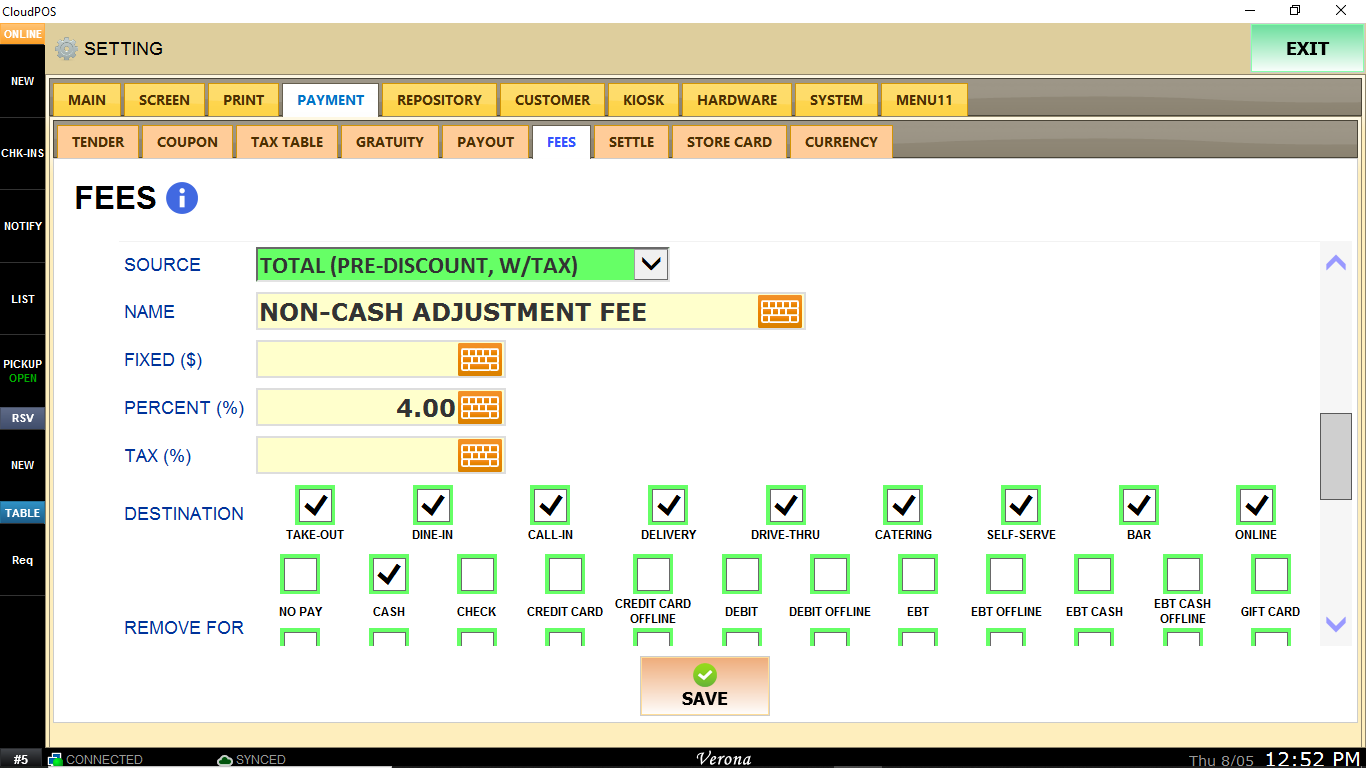 System Menu